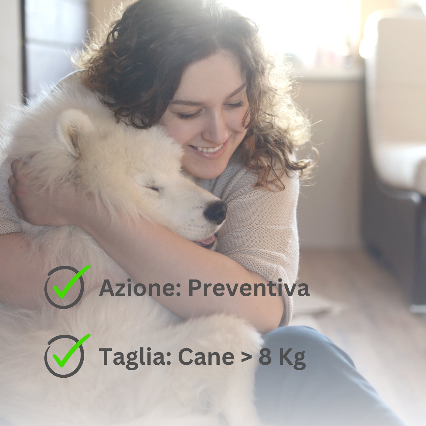 Collare Antiparassitario Per Cani di Alta Qualità (Per Cane > 8kg)